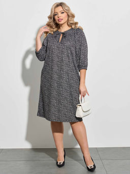 Платье 0218-2 чёрный кварц - Dora фото 5