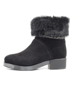 04-206W-8Y1 8J33M Ботинки зимние женские (натуральная замша, натуральный мех)
