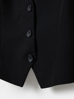 Жилет "Уголь" для девочки 7+