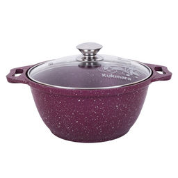 Кастрюля алюмин. 2л (стекл.крышка) (АП) "Trendy style" mystery (к21tsm) (Кукмара)