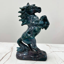 Статуэтка резная Жеребец из океанической Яшмы - Радуга самоцветов фото 2