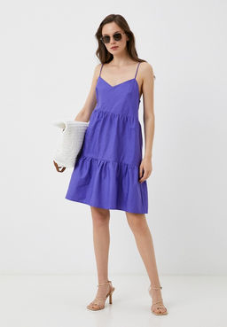 Ярко-голубое платье - Incity фото 17