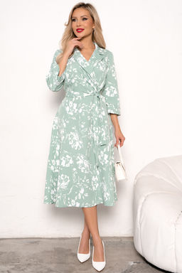 Платье Марта (мята/белый) Р11-1189/8 - Николь фото 3