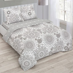 Постельное белье Сорренто (поплин зима-лето) Евро/Пододеяльник стеганый (молния): 1 шт. - 215*200; Простыня: 1 шт. - 215*240; Наволочка (клапан): 2 шт. - 70*70; Зима - лето