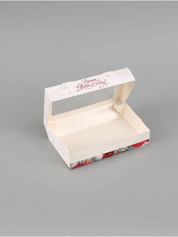 Цена за 5 шт. Коробка подарочная, самосборная «Новогодние игрушки», 20×12×4 см