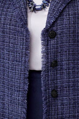 Жакет FITA 20511 сине-баклажановый