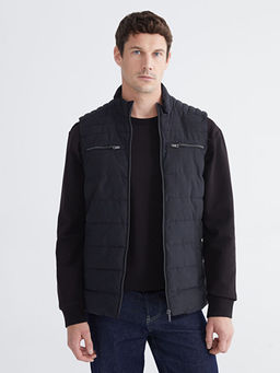 Standart Kal?p Dik Yaka Erkek ?i?me Yelek