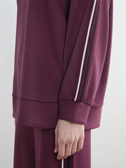 Bisiklet Yaka Oversize Kad?n Sweatshirt Tunik