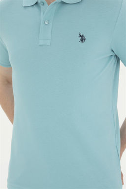 Мужская мятная базовая футболка - U.s. polo assn фото 6