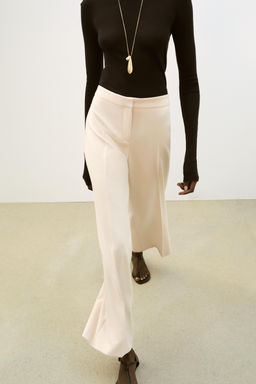STRAIGHT-LEG HIGH-WAIST TROUSERS - Zara фото 11