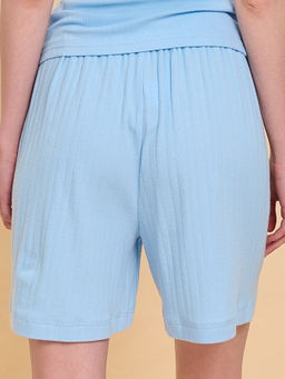 PELICAN, шорты женские, Голубой  фото 4