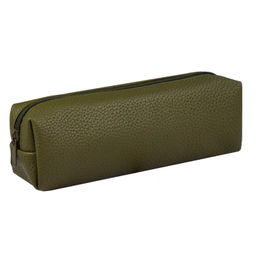 Пенал школьный Феникс+, арт.65318/ 30 ХАКИ (без наполнения, 20х6х5,5 см, искусственная кожа, молния,