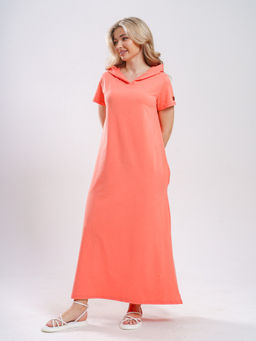 970 Платье-мантия из турецкого хлопка с лайкрой пенье - Svetekst фото 15