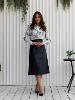 юбка из экокожи 859-0216 - Трика фото 2