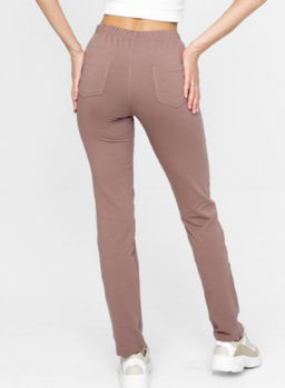 Брюки из мягкого хлопкового футера, комфортная резинка на талии