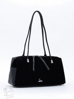 Сумка женская кожаная 98409SP black Velina Fabbiano-Safenta в Новосибирске