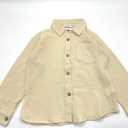 Детская рубашка из муслина GASTON, Белый - Caimano фото 11