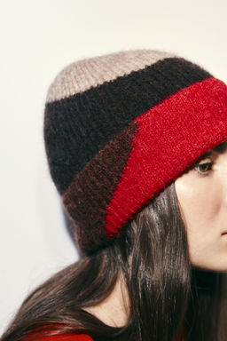 PRINTED KNIT BEANIE - Zara фото 2