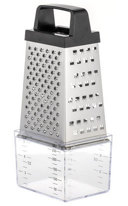 Терка - 4 поверхности, контейнер 250мл, высота 15см LARA (LR07-55)  фото 2