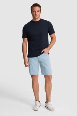 Erkek Koyu Lacivert Regular Fit Bisiklet Yaka Basic Ti__rt - U.s. polo assn фото 3