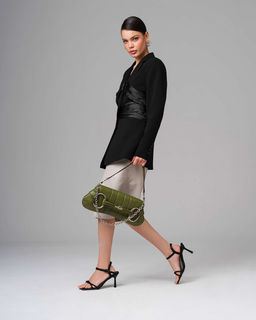 Пиджак приталенный с драпировкой JP001 - Sahar art lab фото 12