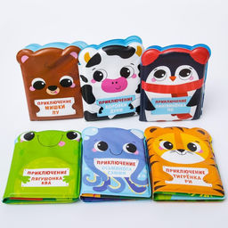 Книжка для ванны «Приключения коровки Дуни»