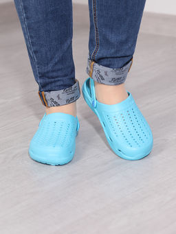 Кроксы синие