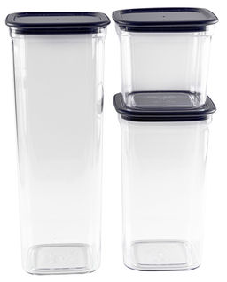 Контейнер для сыпучих продуктов Смарт 1,3л чернильно-серый С414ЧСЕР - Martika фото 4