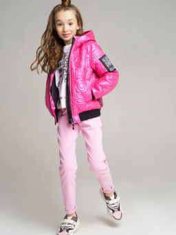 PlayToday / Куртка текстильная с полиуретановым покрытием для девочек