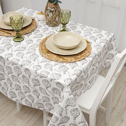 Скатерть 145х220, рогожка, 100 % хлопок, Артишоки ВБ 145х220 - Традиция фото 4