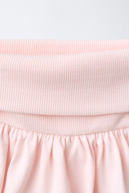 FALDA BERMUDA VOLANTES CINTURA VUELTA / Rosa pastel - Zara фото 8