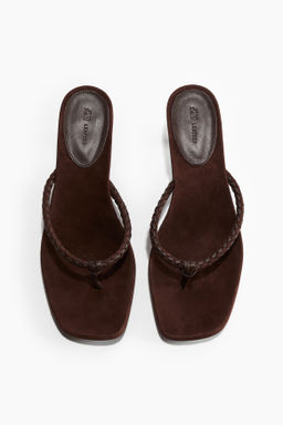 Sandalias de ante con tac?n - H&m фото 3