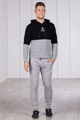 Брюки спортивные 
 3.MA160B-серый-светлый