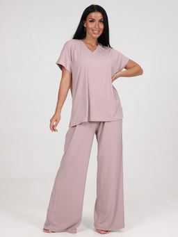 430 ПИЖАМА ЖЕНСКАЯ (брюки) (Пудра)