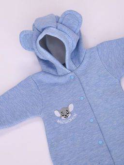 КБ013 Комбинезон Мышонок (голубой) вместо вышивки принт - Милаша фото 3