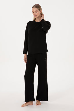 Kad_n Siyah Pijama Tak_m_ - U.s. polo assn фото 4