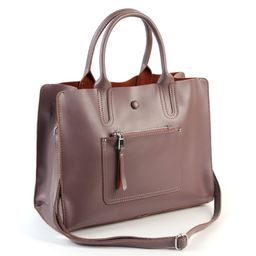 Женская кожаная сумка 3711-220 Пурпл