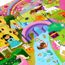 Напольный пазл Заколдованный мир принцесс - Puzzle time фото 3