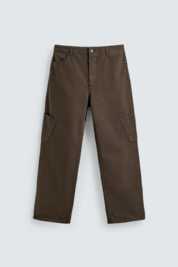 PANTAL?N CARGO STRAIGHT FIT / Marr?n - Zara фото 7