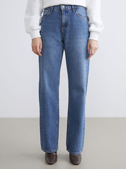 Baggy Fit Kad?n Jean Pantolon