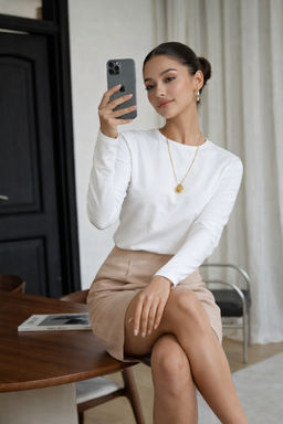 Лонгслив с эффектом персика хлопок 95%, лайкра 5% - Binita фото 2