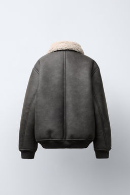 DOUBLE-FACED BOMBER JACKET - Zara фото 4