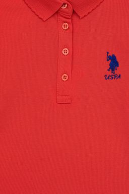 Красная футболка для девочек Basic - U.s. polo assn фото 3