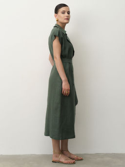 Платье женское 52113-ПЛ зелёное