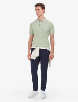 _a_la Regular Fit %100 Pamuk K_vr_lmaz Polo Yaka Basic Ti__rt
