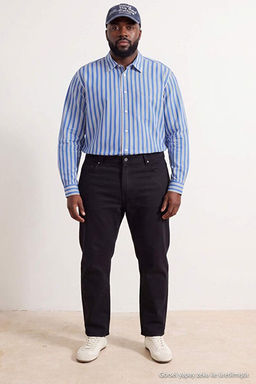 B_y_k Beden Lacivert Regular Fit Esnek Kuma_ Pantolon TMNSS26AR00005