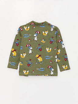 G?mlek Yaka Uzun Kol Bask?l? Erkek Bebek Pijama Tak?m? - Waikiki фото 3