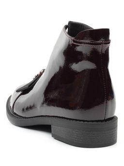 01-CA104-3 WINE Ботинки женские (натуральная кожа, байка) - No name фото 8