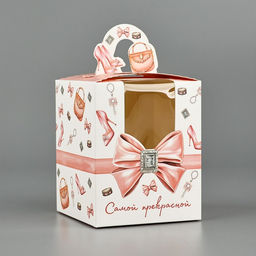 Цена за 2 шт. Коробка сборная «Женские радости» 9×11×9 см
