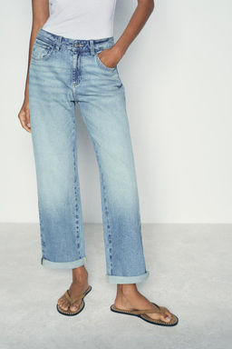 Z1975 RELAXED FIT HIGH-WAIST JEANS - Zara фото 12